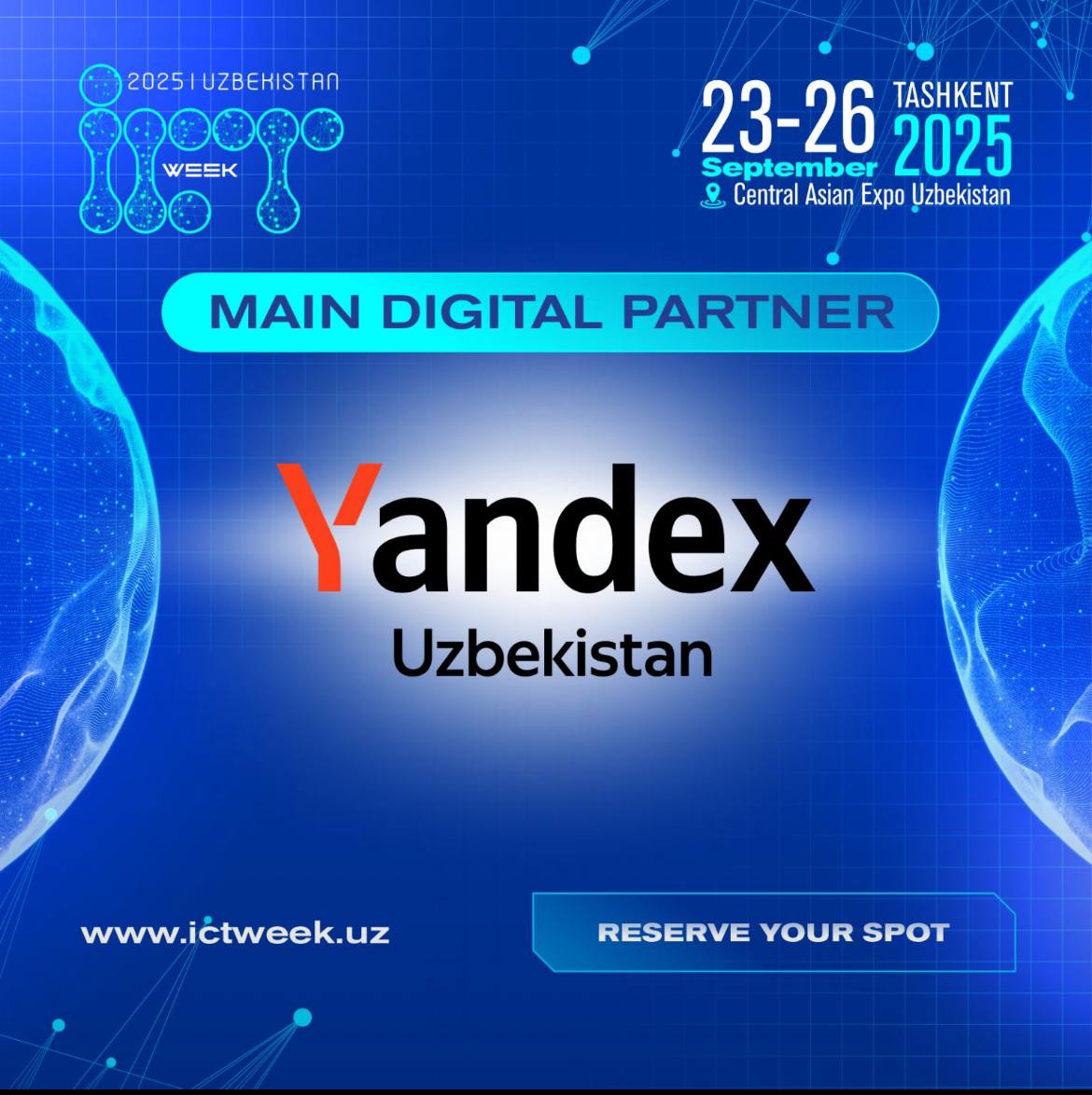 🚀 ICT Week Uzbekistan 2025 ning navbatdagi hamkorini qarshi oling!