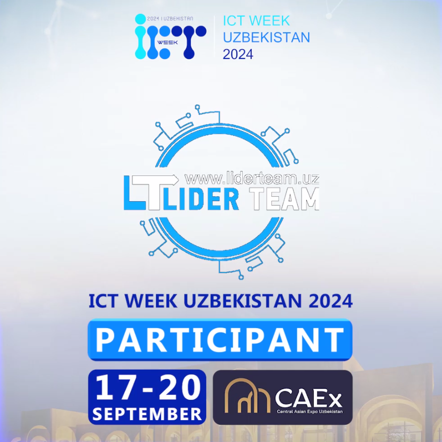 Lider Team will take part in ICTWEEK UZBEKISTAN