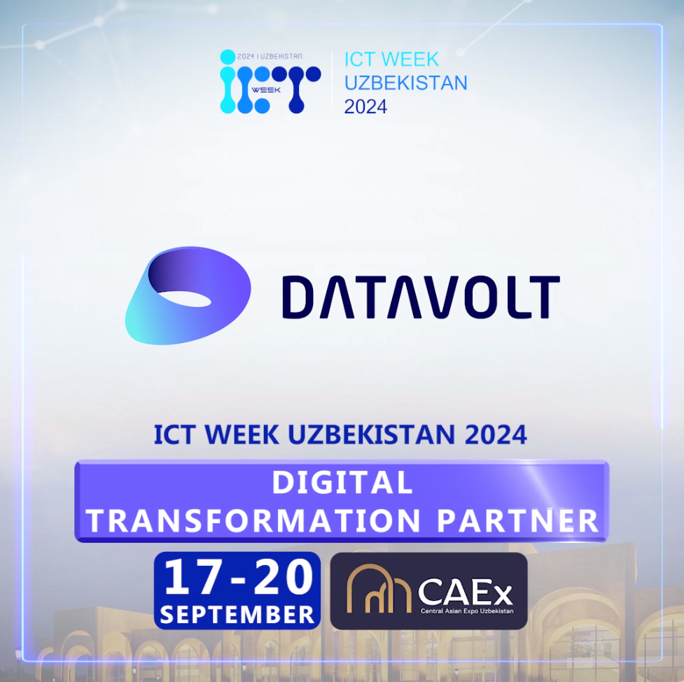 O‘zbekistonga 5 mlrd dollar investitsiya kiritayotgan DATAVOLT kompaniyasi ICT WEEK Uzbekistan haftaligining Digital Transformation hamkori bo‘ldi